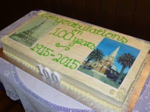 Centenary cake